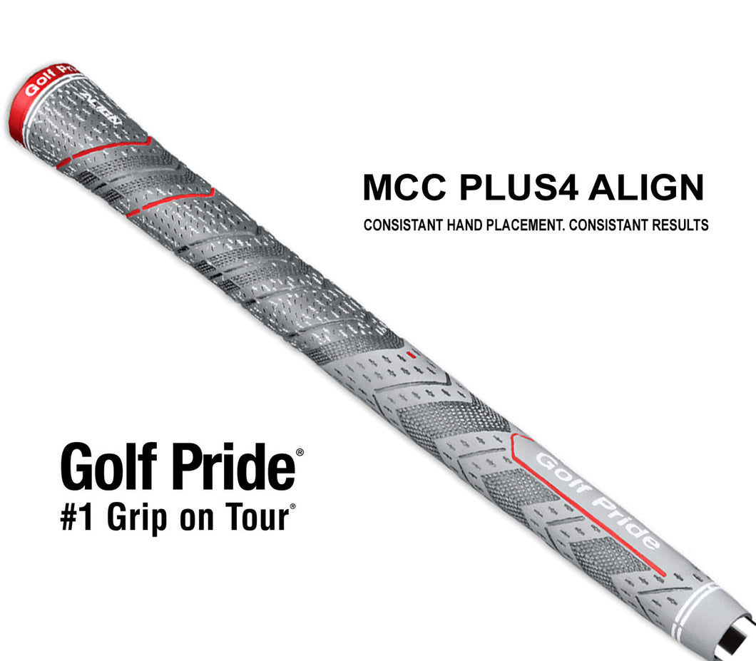 Golf Pride Multi compound Grey MMC Plus4 Align grip. Standard & Mid Size